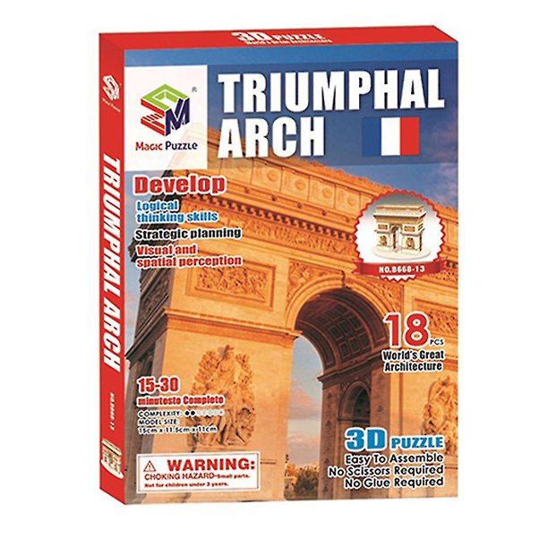 Rompecabezas 3D - TRIUMPHAL ARCH